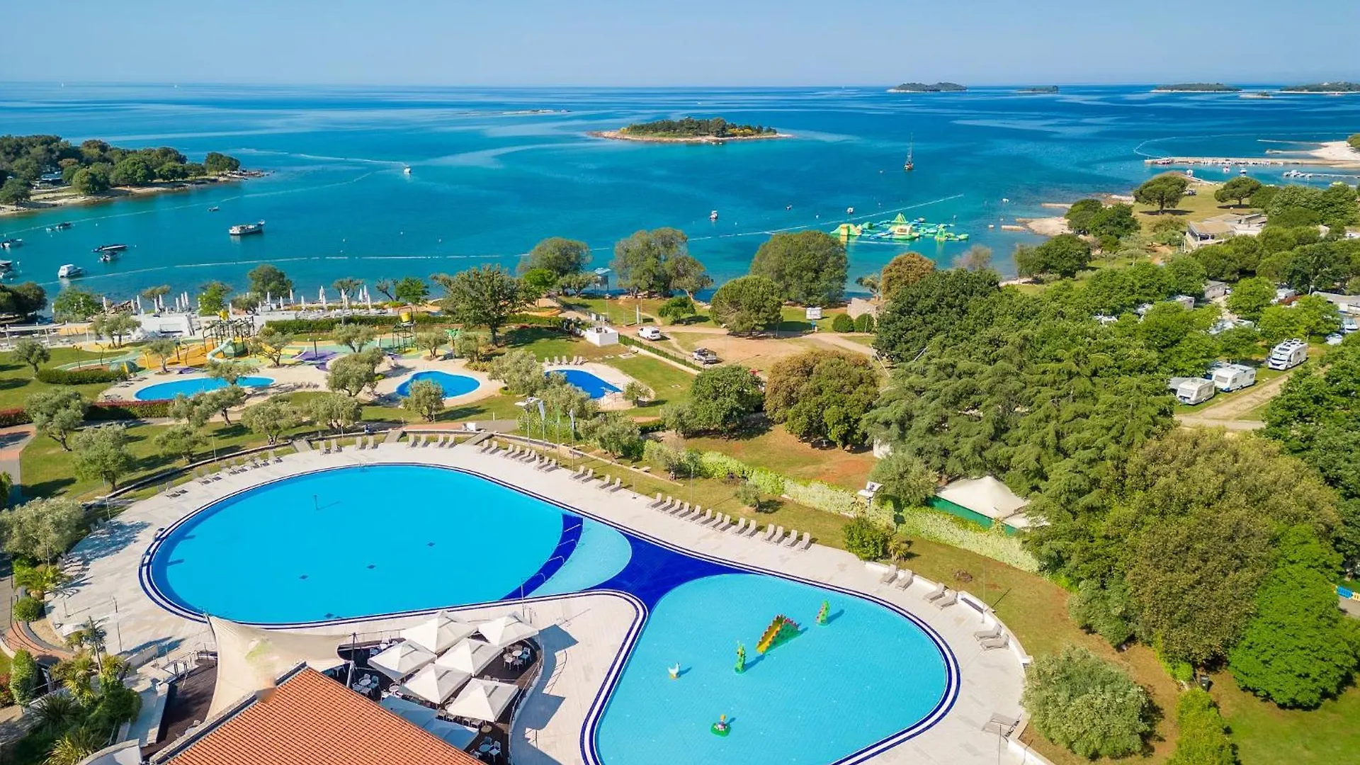 Eurocamp Tents At Campsite Polari Rovinj Holiday park