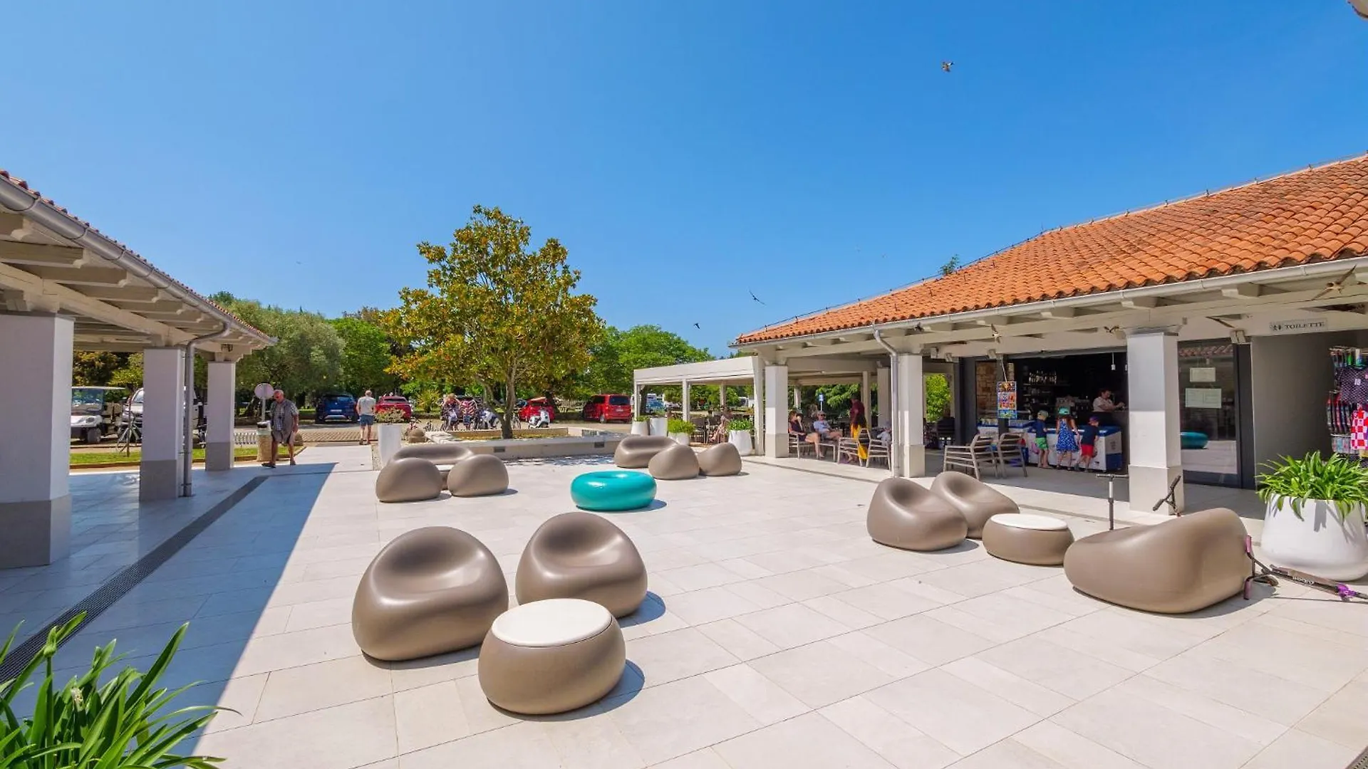 Eurocamp Tents At Campsite Polari Rovinj Croatia