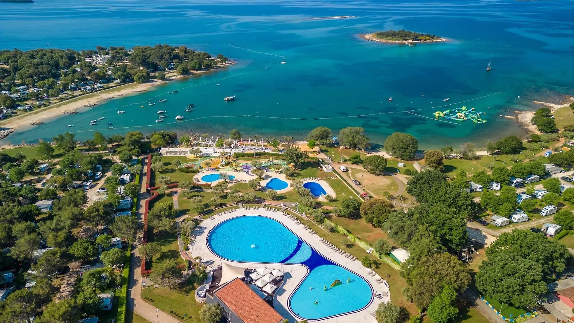 Eurocamp Tents At Campsite Polari Rovinj Chorwacja